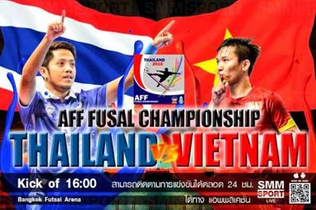 เละ!! ฟุตซอลไทย ถล่มเวียดนาม 6-0 ทะลุเข้าชิงแชมป์อาเซียน 2015